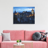Edinburgh Skyline Canvas Afdruk (Insitu (Woonkamer))