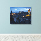 Edinburgh Skyline Canvas Afdruk (Insitu (Houten vloer))