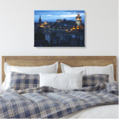 Edinburgh Skyline Canvas Afdruk (Insitu (Slaapkamer))