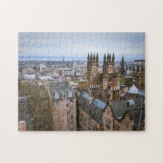 Edinburgh skyline, Edinburgh, Schotland Legpuzzel (Horizontaal)
