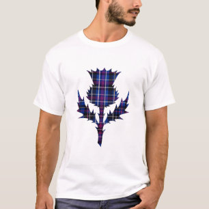 Edinburgh tartan distel T-shirt