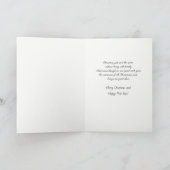 Edinburgh Tartan Holiday Card Feestdagen Kaart (Binnen)