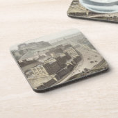 Edinburgh, uit Calton Hill, uit 'A Voyage Around Drankjes Onderzetter (Linkerzijde)