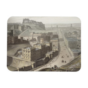Edinburgh, uit Calton Hill, uit 'A Voyage Around Magneet