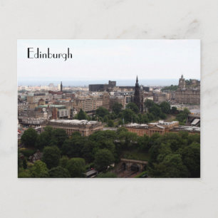 edinburgh uitzicht briefkaart