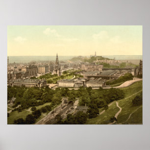 Edinburgh van het Castle, Schotland Poster