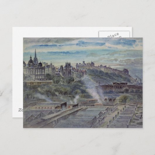 Edinburgh van nabij St. Anthony's kapel Briefkaart (Voorkant / Achterkant)