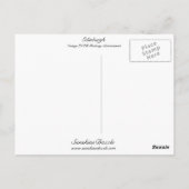 Edinburgh via LNER Rail Poster Briefkaart (Achterkant)