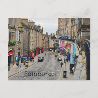Edinburgh Victoria Street Briefkaart