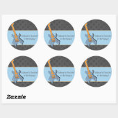 Edison2 Ronde Sticker (Vel)