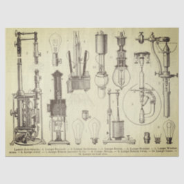 Edison Bulb-witboek Tissuepapier