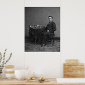 Edison en fonografie poster (Keuken)