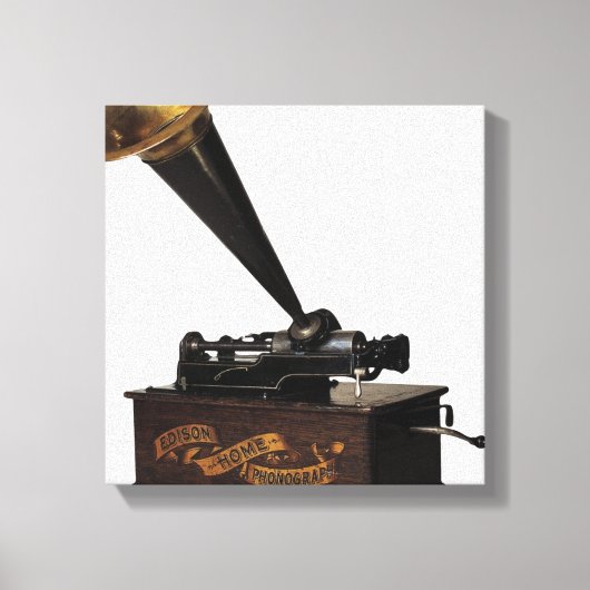 Edison Home Phonograph Canvas Afdruk (Voorkant)