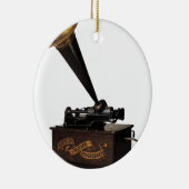 Edison Home Phonograph Keramisch Ornament (Rechts)
