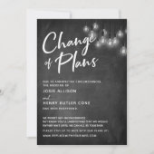 Edison Lights Verandering van plannen uitgestelde  Kaart (Voorkant)