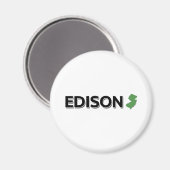 Edison, New Jersey Magneet (Voorkant / Achterkant)