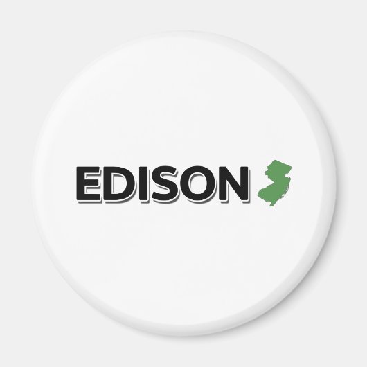 Edison, New Jersey Magneet (Voorkant)