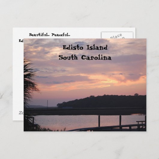 Edisto Briefkaart (Voorkant / Achterkant)