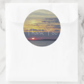 Edisto Island Sunset Ronde Sticker (Tas)