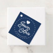 EDITABLE Achtergrondkleur, genaaid met Label van l (In situ)