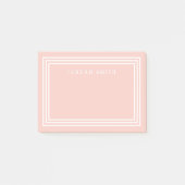 EDITABLE ACHTERGRONDKLEUR met driedubbele witte ra Post-it® Notes (Voorkant)