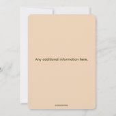 Editable Animals of the Forest Birthday Kaart (Achterkant)