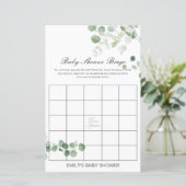 Editable Baby Bingo Baby shower Game PRINTED (Staand voorkant)