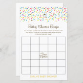 Editable Baby Bingo Baby shower Game PRINTED (Voorkant / Achterkant)