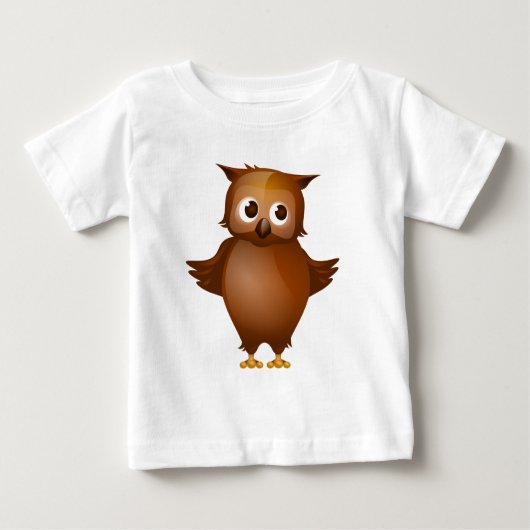 Editable Background - Cute Brown Owl (Voorkant)