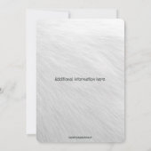 Editable Bear and a Balloon Birthday Kaart (Achterkant)