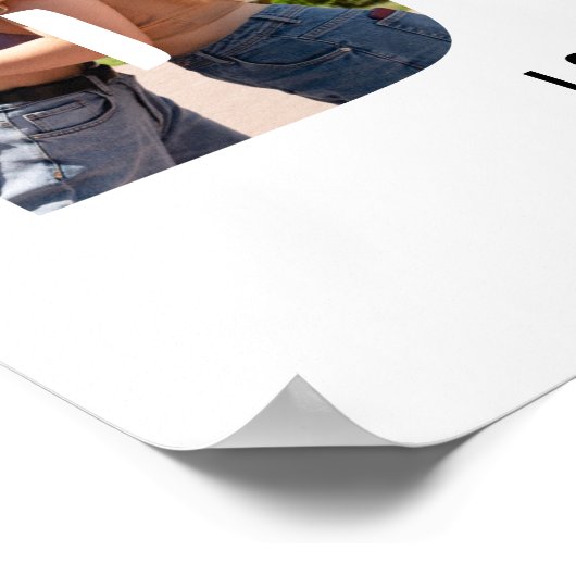 Editable BFF Photo Collage Best Friend Birthday Poster (Hoek)