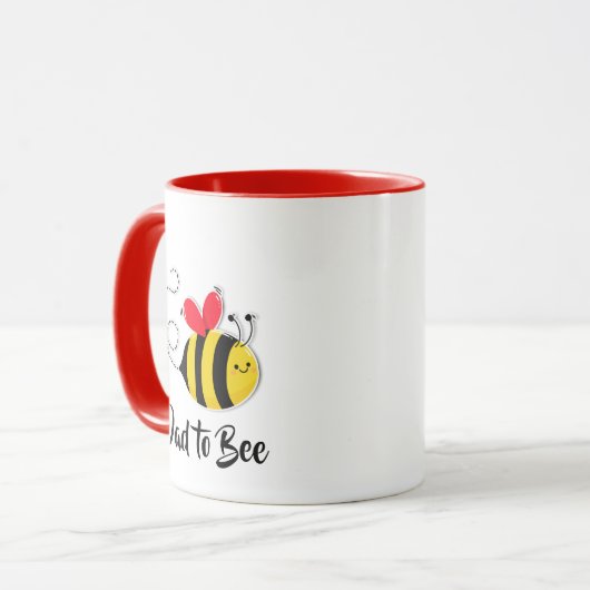 EDitable bij veel Pap om te zijn Mok (Voorkant links)