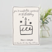 Editable Birthday Invitation – Colorful Party Temp (Debout devant)