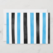 Editable Blue Bike Anniversaire Photo Invitation (Dos)