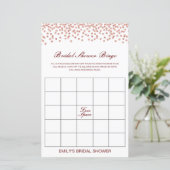 Editable Bridal Bingo Vrijgezellenfeest Game PRINT (Staand voorkant)