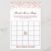 Editable Bridal Bingo Vrijgezellenfeest Game PRINT (Voorkant)