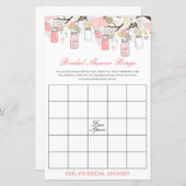 Editable Bridal Bingo Vrijgezellenfeest Game PRINT (Voorkant / Achterkant)