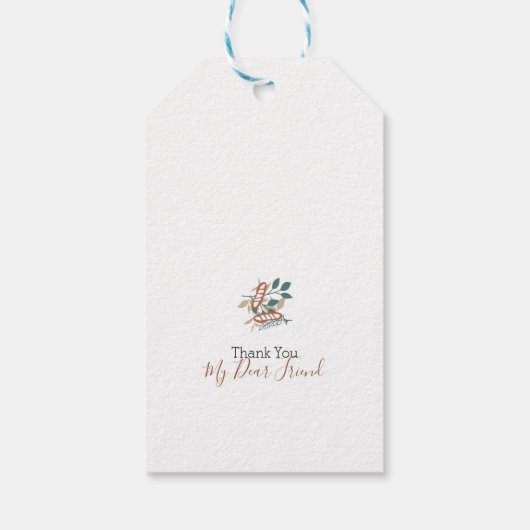 Editable Brood citaten Cadeaulabel (Achterkant)