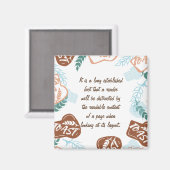 Editable brood toast quote magneet (Voorkant / Achterkant)