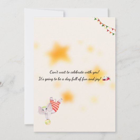 Editable Circus Birthday Invitation (Dos)