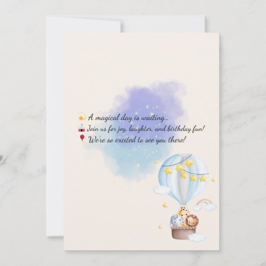 Editable Circus Birthday Invitation (Dos)