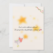 Editable Circus Birthday Invitation Kaart (Achterkant)