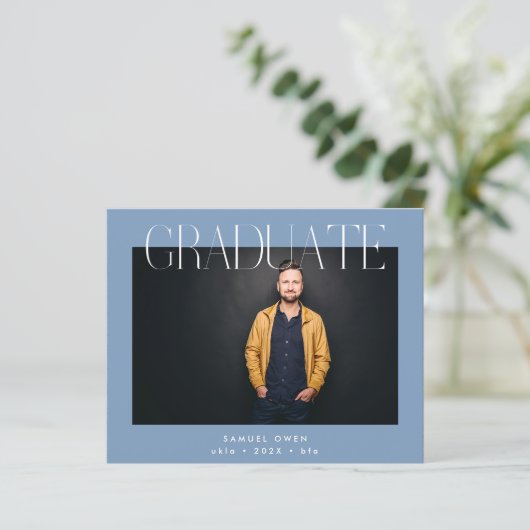 Editable College Afstuderen Multi Photo Afstuderen (Staand voorkant)