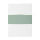 Editable Color Modern Classic Wedding Uitnodigingen Wikkel (Achterkant Voorbeeld)