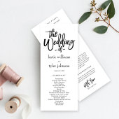 EDITABLE COLOR Wedding Ceremony Program #BCC Programma