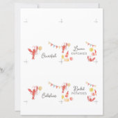 Editable Crawfish Food Tent Cards (Voorkant)