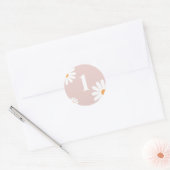 Editable Daisy Birthday sticker (Envelop)