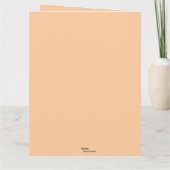 Editable Deer in the Woods Happy Holidays  Kaart (Achterkant)