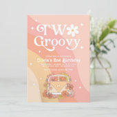 ÉDITABLE DEUX Invitation Super d'anniversaire, Bir (Debout devant)