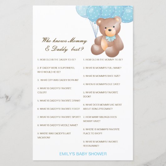 Editable die mama en papa het beste kent (Voorkant)